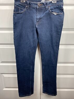 Volcom Nova Solver Straight Jeans Blue Denim 32x30 Men’s Dark Wash Skater